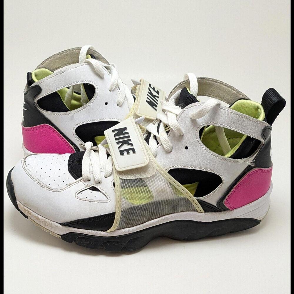 Mens Nike Air Huarache Fuchsia Volt Trainer Shoes Size‎ 10.5